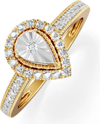 Amora Oval 1.00ct Hidden Halo Diamond Engagement Ring With Side Stones Set in 18K White Gold